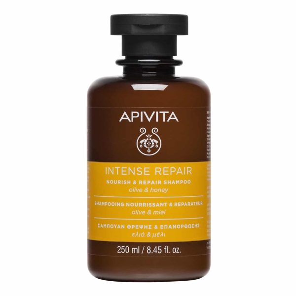 Apivita Nourish & Repair Shampoo With Olive & Honey – 250ml Apivita Nourish & Repair Shampoo With Olive & Honey – 250ml