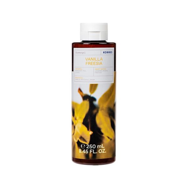 Korres - Vanilla Fressia Αρωματικό Αφρόλουτρο Με Ενυδατικούς Παράγοντες 250ml