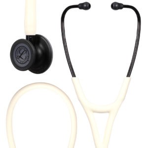 Cardiology IV - Littmann Littmann – Cardiology IV Stethoscope, Black Matte Chestpiece, Alabaster Satin Finish 6186C