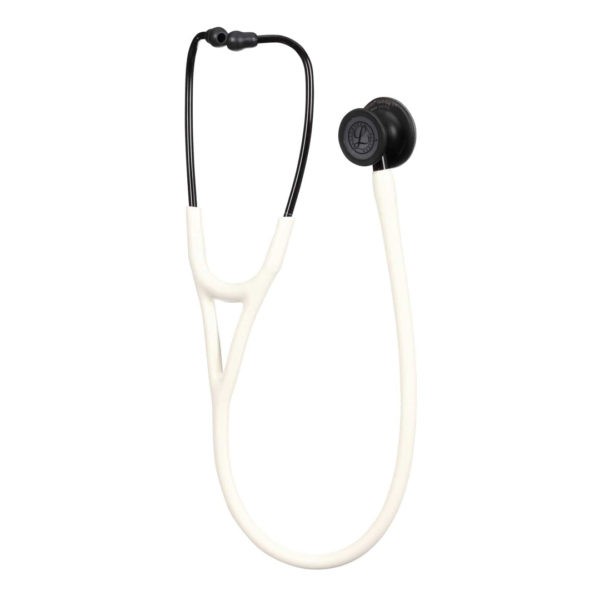 Cardiology IV - Littmann Littmann – Cardiology IV Stethoscope, Black Matte Chestpiece, Alabaster Satin Finish 6186C