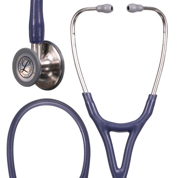 Cardiology IV - Littmann Littmann – Στηθοσκόπιο Cardiology IV Midnight Blue με Κώδωνα Ασημί Ακουστικά 69cm 6187C