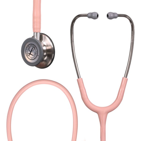 Classic III - Littmann Littmann – Στηθοσκόπιο Classic III Champagne Rose Satin Finish με Κώδωνα Ασημί Ακουστικά 69cm 5910