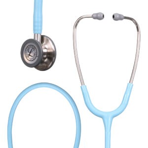 Classic III - Littmann Littmann – Στηθοσκόπιο Classic III Marine Blue Satin Finish με Κώδωνα Ασημί Ακουστικά 69cm 5912C