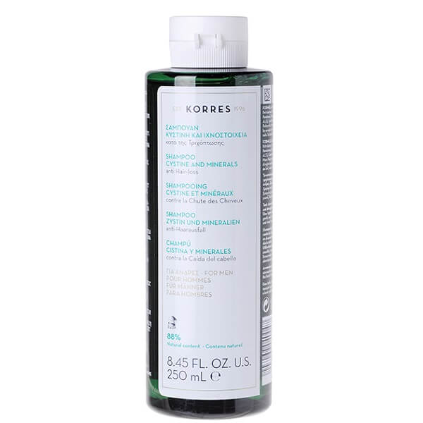 Korres - Κυστίνη + Ιχνοστοιχεία Σαμπουάν Κατά Της Τριχόπτωσης Για Άντρες 250ml Korres - Κυστίνη + Ιχνοστοιχεία Σαμπουάν Κατά Της Τριχόπτωσης Για Άντρες 250ml