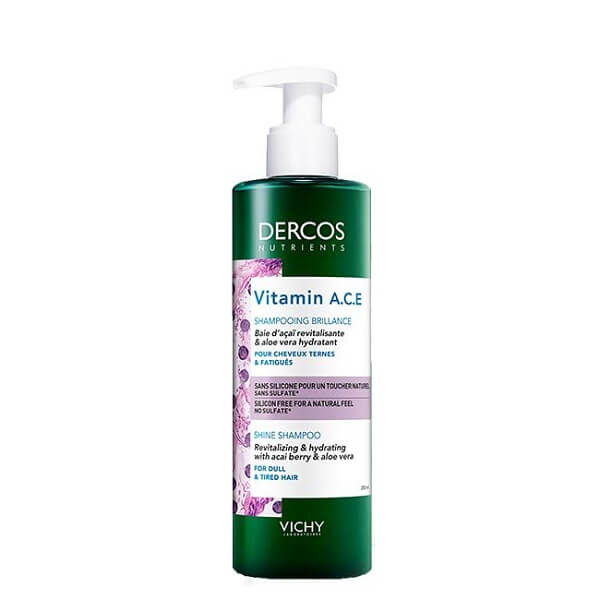 Vichy Dercos Nutrients Vitamin A.C.E. - Σαμπουάν για Θαμπά Μαλλιά - 250ml Vichy Dercos Nutrients Vitamin A.C.E. - Σαμπουάν για Θαμπά Μαλλιά - 250ml