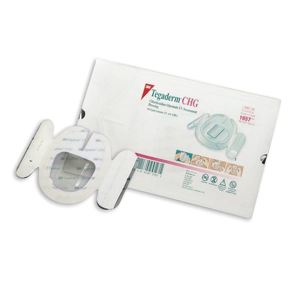 3Μ - Tegaderm 1657R CHG Διαφανές Αυτοκόλλητο Επίθεμα με Χλωρεξιδίνη 8.5cmx11.5cm 1 τμχ