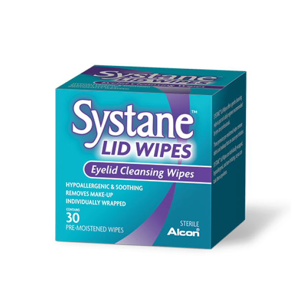 Systane - Lid Wipes Εμποτισμένα Μαντηλάκια Καθαρισμού 30τμχ