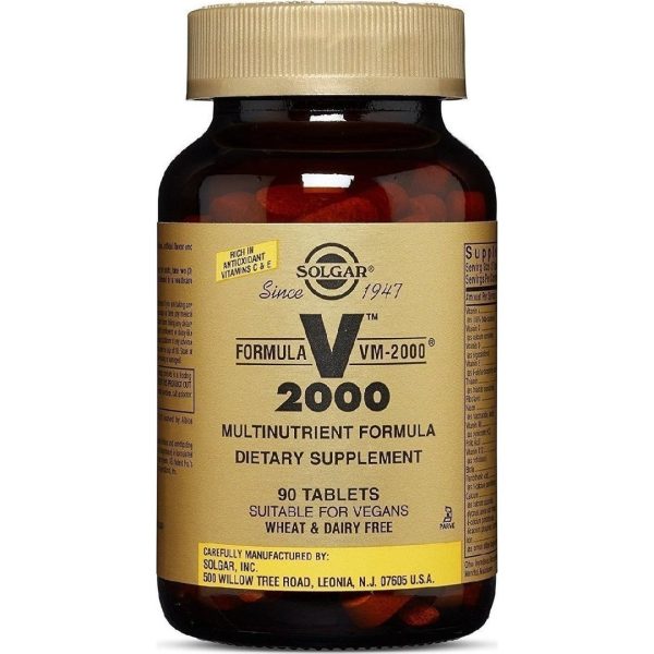 Solgar - Formula VM-2000 Φόρμουλα Πολυβιταμίνης Για Ενέργεια & Τόνωση 90 ταμπλέτες Solgar - Formula VM-2000 Φόρμουλα Πολυβιταμίνης Για Ενέργεια & Τόνωση 90 ταμπλέτες