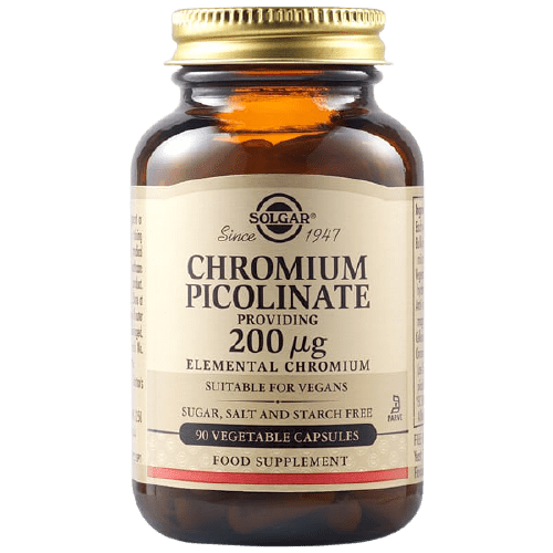 Solgar – Chromium Picolinate 200mg 90 tabs Solgar – Chromium Picolinate 200mg 90 tabs