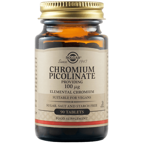 Solgar – Chromium Picolinate 100μg 90 Capsules Solgar – Chromium Picolinate 100μg 90 Capsules