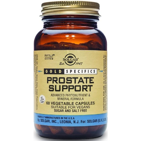 Solgar - Gold Specifics Prostate Support Συμπλήρωμα Διατροφής για την Καλή Λειτουργία του Προστάτη 60 Κάψουλες