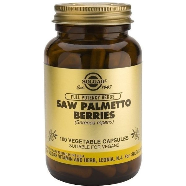 Solgar - Saw Palmetto Μείωση Συμπτωμάτων του Προστάτη 100 κάψουλες Solgar - Saw Palmetto Μείωση Συμπτωμάτων του Προστάτη 100 κάψουλες