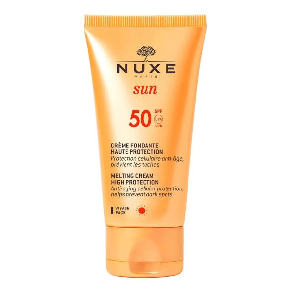 Nuxe - Sun Melting Αδιάβροχη Αντηλιακή Κρέμα Προσώπου SPF50 50ml