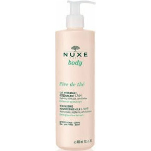 Nuxe - Body Reve de The Revitalising Moisturising Milk 24H Ενυδατικό Γαλάκτωμα Σώματος με Πράσινο Τσάι 400ml