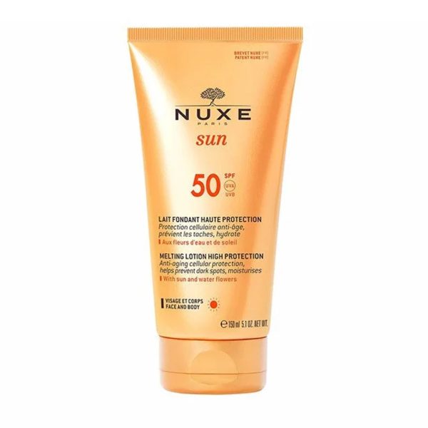 Nuxe - Sun Melting Lotion SPF50 Αντηλιακό Γαλάκτωμα για Πρόσωπο & Σώμα 150ml