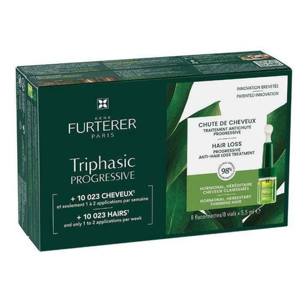 Rene Furterer - Triphasic Αγωγή κατά της Προοδευτικής Τριχόπτωσης 8x5.5ml