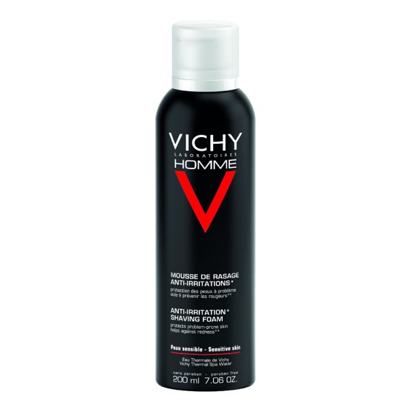 Vichy - Homme Αφρός Ξυρίσματος για Ευαίσθητες Επιδερμίδες 200ml