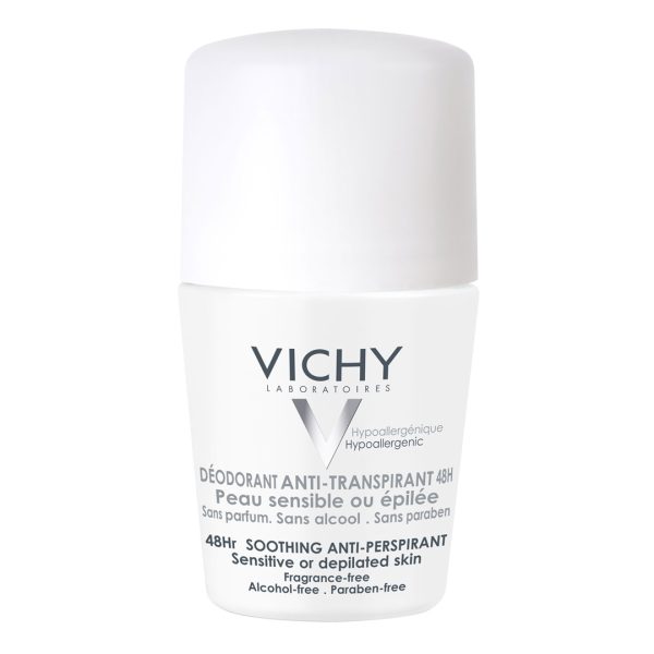 Vichy - Deodorant Roll-On 48h Αποσμητικό για Ευαίσθητες Επιδερμίδες 50ml
