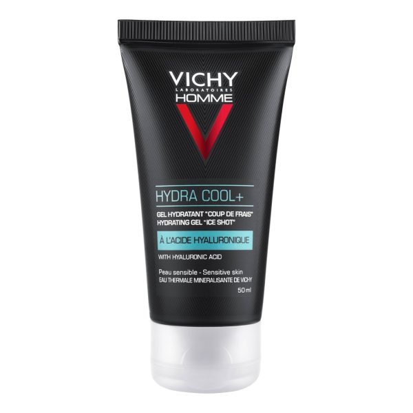 Vichy - Homme Hydra Cool Ενυδατικό Τζελ για Πρόσωπο και Μάτια με Υαλουρονικό Οξύ 50ml