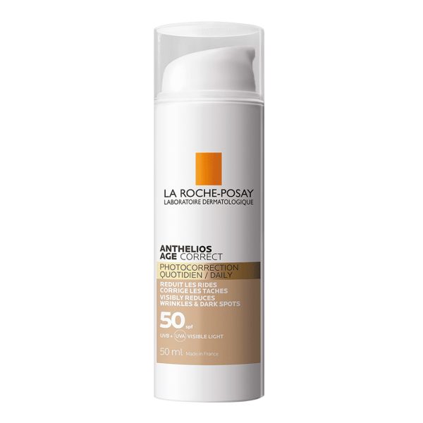 La Roche Posay - Anthelios Age Correct SPF50 Αντηλιακή Κρέμα CC κατά των Σημαδιών Γήρανσης 50ml