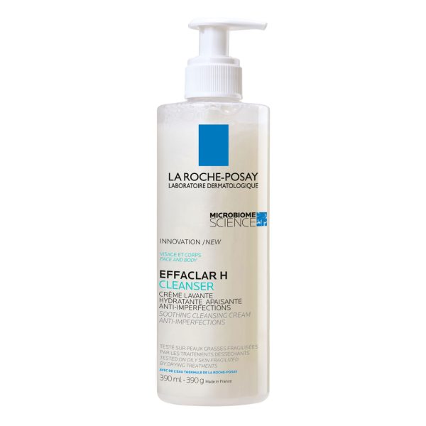 La Roche Posay - Effaclar H Iso-Biome Κρέμα Καθαρισμού Προσώπου & Σώματος 390ml