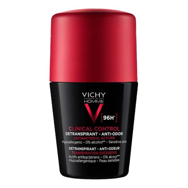 Vichy - Homme Deodorant Clinical Control Roll-On 96h Ανδρικό Αποσμητικό 50ml
