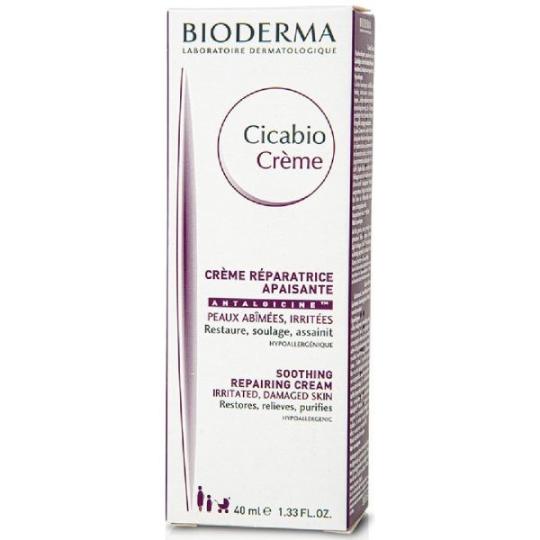 Bioderma - Cicabio Creme Καταπραϋντική Ενυδατική & Επανορθωτική Κρέμα Ανάπλασης για Τραυματισμένο Δέρμα για Βρέφη, Παιδιά & Ενήλικες 40ml Bioderma - Cicabio Creme Καταπραϋντική Ενυδατική & Επανορθωτική Κρέμα Ανάπλασης για Τραυματισμένο Δέρμα για Βρέφη, Παιδιά & Ενήλικες 40ml