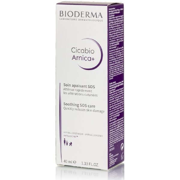 Bioderma - Cicabio Arnica + SOS Ενυδατική Καταπραϋντική & Επανορθωτική Κρέμα Ανάπλασης για Τραυματισμένο Δέρμα, για Βρέφη, Παιδιά & Ενήλικες 40ml