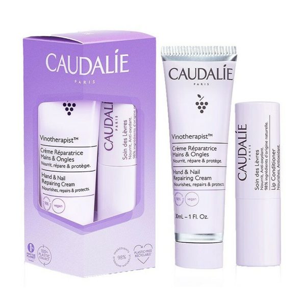 Caudalie - Vinotherapist Kρέμα Χεριών 30ml & Ενυδατικό Balm Χειλιών 4.5gr Caudalie - Vinotherapist Kρέμα Χεριών 30ml & Ενυδατικό Balm Χειλιών 4.5gr