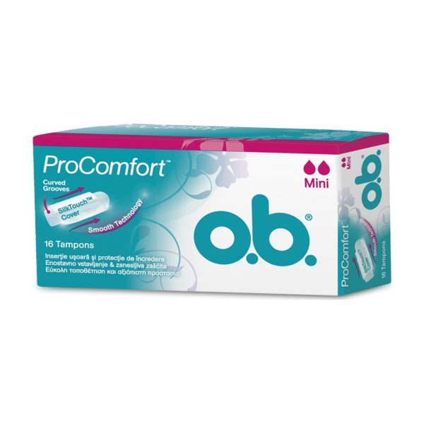 o.b. ProComfort – Mini For Light Days Tampons 16pcs o.b. ProComfort – Mini For Light Days Tampons 16pcs