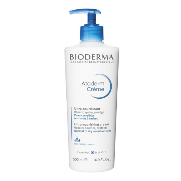 Bioderma - Atoderm Eνυδατική Κρέμα για Ξηρό & Ευαίσθητο Δέρμα 500ml Bioderma - Atoderm Eνυδατική Κρέμα για Ξηρό & Ευαίσθητο Δέρμα 500ml