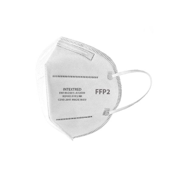 Intextred - Μάσκα Προστασίας 5 Επιπέδων FFP2 Λευκή 1τμχ Intextred - Μάσκα Προστασίας 5 Επιπέδων FFP2 Λευκή 1τμχ