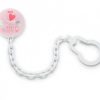 Nuk - Αλυσίδα Πιπίλας Baby Rose and Blue για Κορίτσι 1τμχ 10.750.591