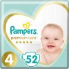 Pampers - Jumbo Premium Care Value Pack No 4 (9-14kg) Βρεφικές Πάνες 52τμχ