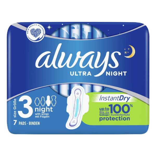 Always – Ultra Night Size 3 7pcs Always – Ultra Night Size 3 7pcs