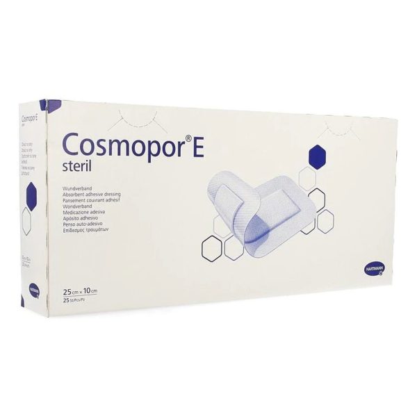Hartmann – Cosmopor E 25x10cm Absorbent Adhesive Dressing – 25pcs