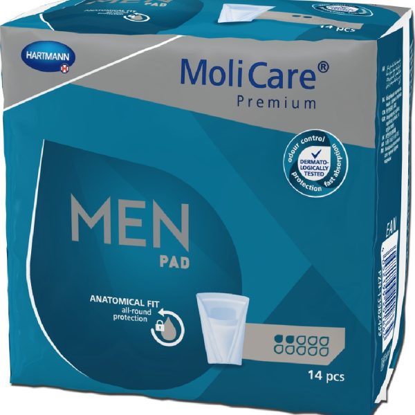 Hartmann - MoliCare Men Pad Active Ανδρικά Επιθέματα Ελαφριάς Μορφής Ακράτειας 14τμχ REF. 168600