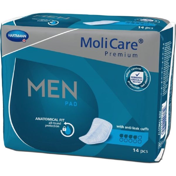 Hartmann - MoliCare Men Pad Protect Eπιθέματα Aνδρικής Aκράτειας 14τμχ REF. 168705 Hartmann - MoliCare Men Pad Protect Eπιθέματα Aνδρικής Aκράτειας 14τμχ REF. 168705