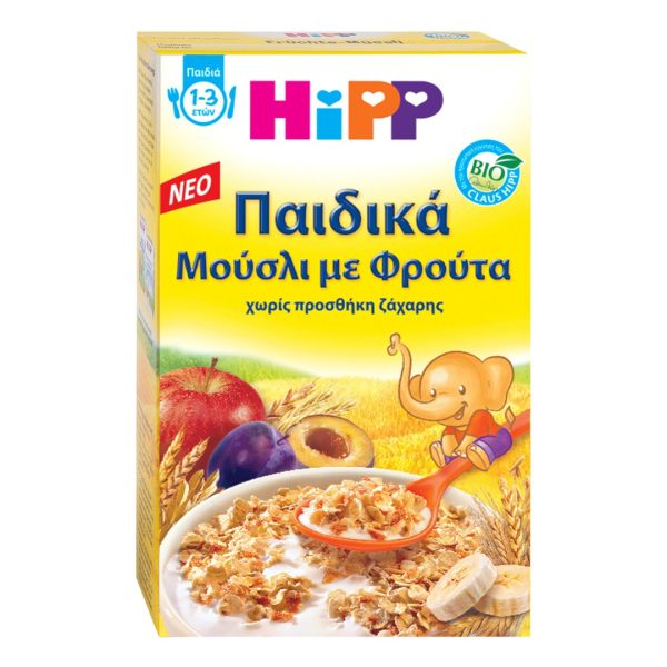 Hipp - Παιδικό Muesli με Φρούτα 200gr Hipp - Παιδικό Muesli με Φρούτα 200gr