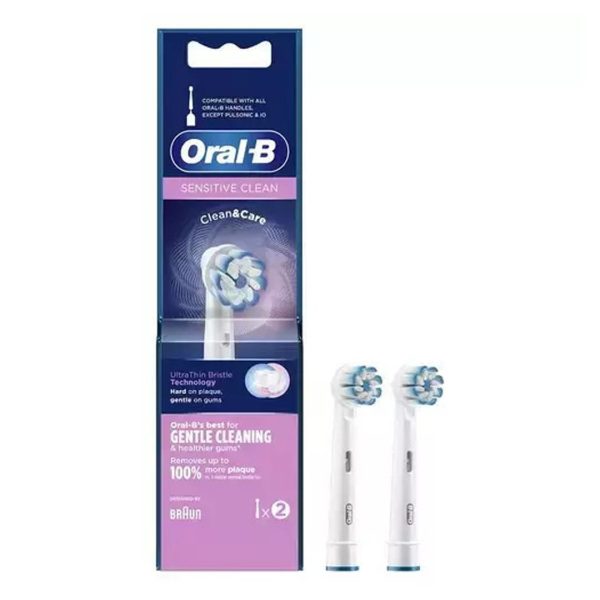 Oral-B - Sensi Ultra Thin Ανταλλακτικές Κεφαλές για Ηλεκτρική Οδοντόβουρτσα 2τμχ