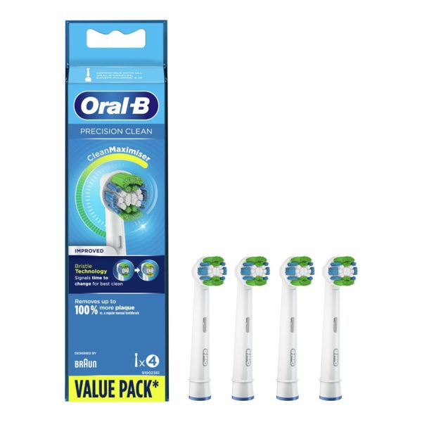Oral-B - Precision Clean Ανταλλακτικές Κεφαλές για Ηλεκτρική Οδοντόβουρτσα 4τμχ