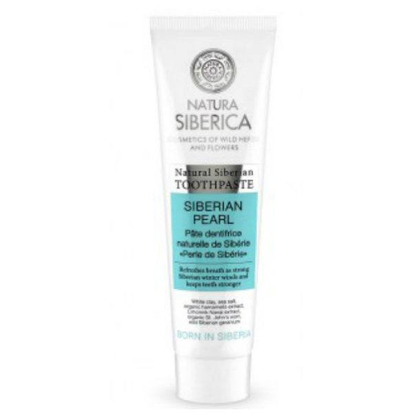 Natura Siberica - Toothpaste Siberian pearl Φυσική οδοντόκρεμα Σιβηρίας για καταπολέμηση πλάκας ενδυνάμωση δοντιών και ούλων και δροσερή αναπνοή 100gr Natura Siberica - Toothpaste Siberian pearl Φυσική οδοντόκρεμα Σιβηρίας για καταπολέμηση πλάκας ενδυνάμωση δοντιών και ούλων και δροσερή αναπνοή 100gr