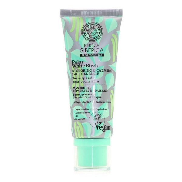 Natura Siberica - Bereza Polar White Birch Ενυδατική τζέλ μάσκα Αποκατάστασης & Εξισορρόπησής για λιπαρή και ακνεϊκή επιδερμίδα 100ml