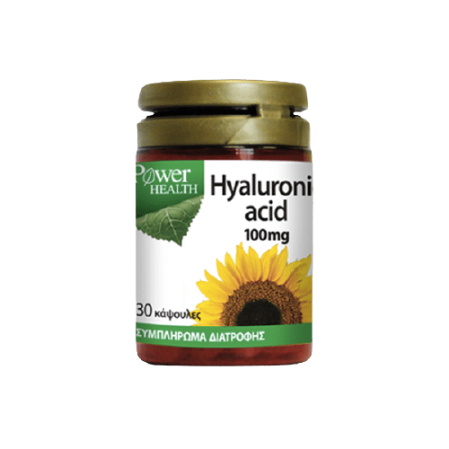 PowerHealth - Hyaluronic Acid Υαλουρονικό Οξύ για την Διατήρηση της Καλής Υγείας του Δέρματος 100mg 30caps PowerHealth - Hyaluronic Acid Υαλουρονικό Οξύ για την Διατήρηση της Καλής Υγείας του Δέρματος 100mg 30caps