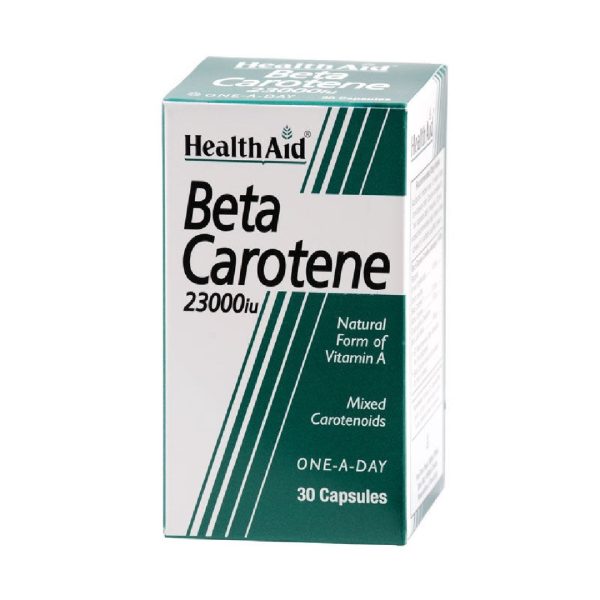 Health Aid - Beta Carotene 2300iu Φυσική Προβιταμίνη Α 30Caps
