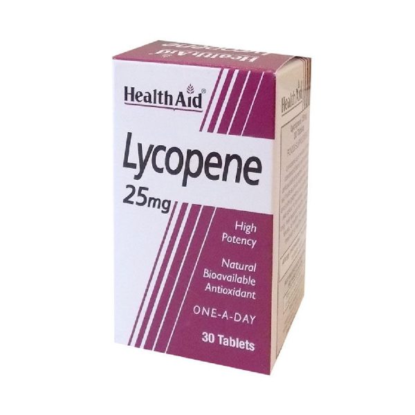 Health Aid - Lycopene 25mg Λυκοπένιο 30Tablets