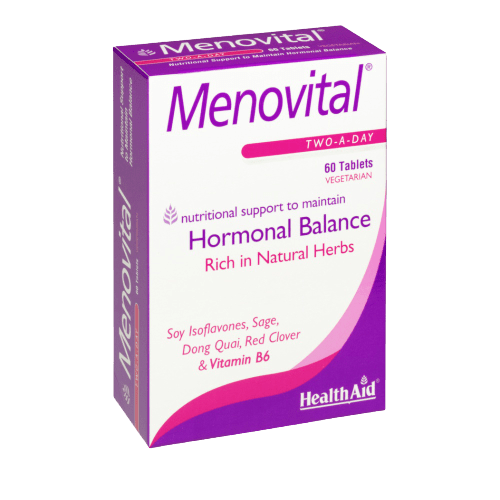 Health Aid - Menovital Φροντίδα για την Εμμηνόπαυση 60 ταμπ. Health Aid - Menovital Φροντίδα για την Εμμηνόπαυση 60 ταμπ.