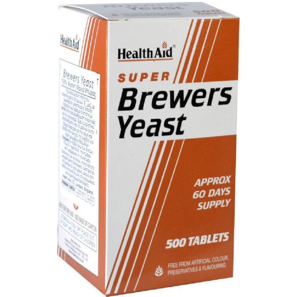 Health Aid – Brewers Yeast 500tabs
