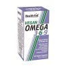 Health Aid - Vegan Omega 3-6-9 Συμπλήρωμα Διατροφής για Υγιή Καρδιά Κυκλοφορικό & Εγκέφαλος 60veg caps