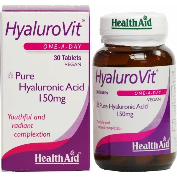 Health Aid - Hyalurovit 150mg Συμπλήρωμα Διατροφής για Επανόρθωση Της Επιδερμίδας 30 ταμπλέτες Health Aid - Hyalurovit 150mg Συμπλήρωμα Διατροφής για Επανόρθωση Της Επιδερμίδας 30 ταμπλέτες